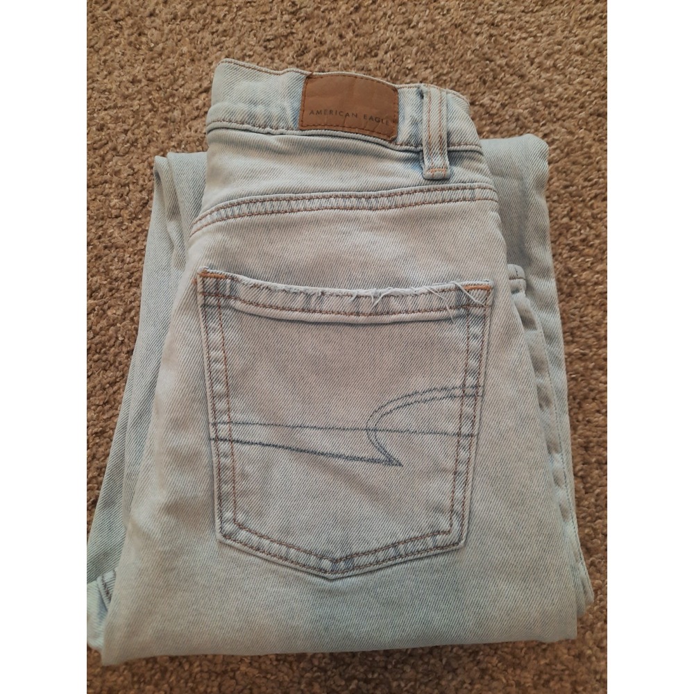 American Eagle Womens Jeans Double Button Size 00 Pre-owned